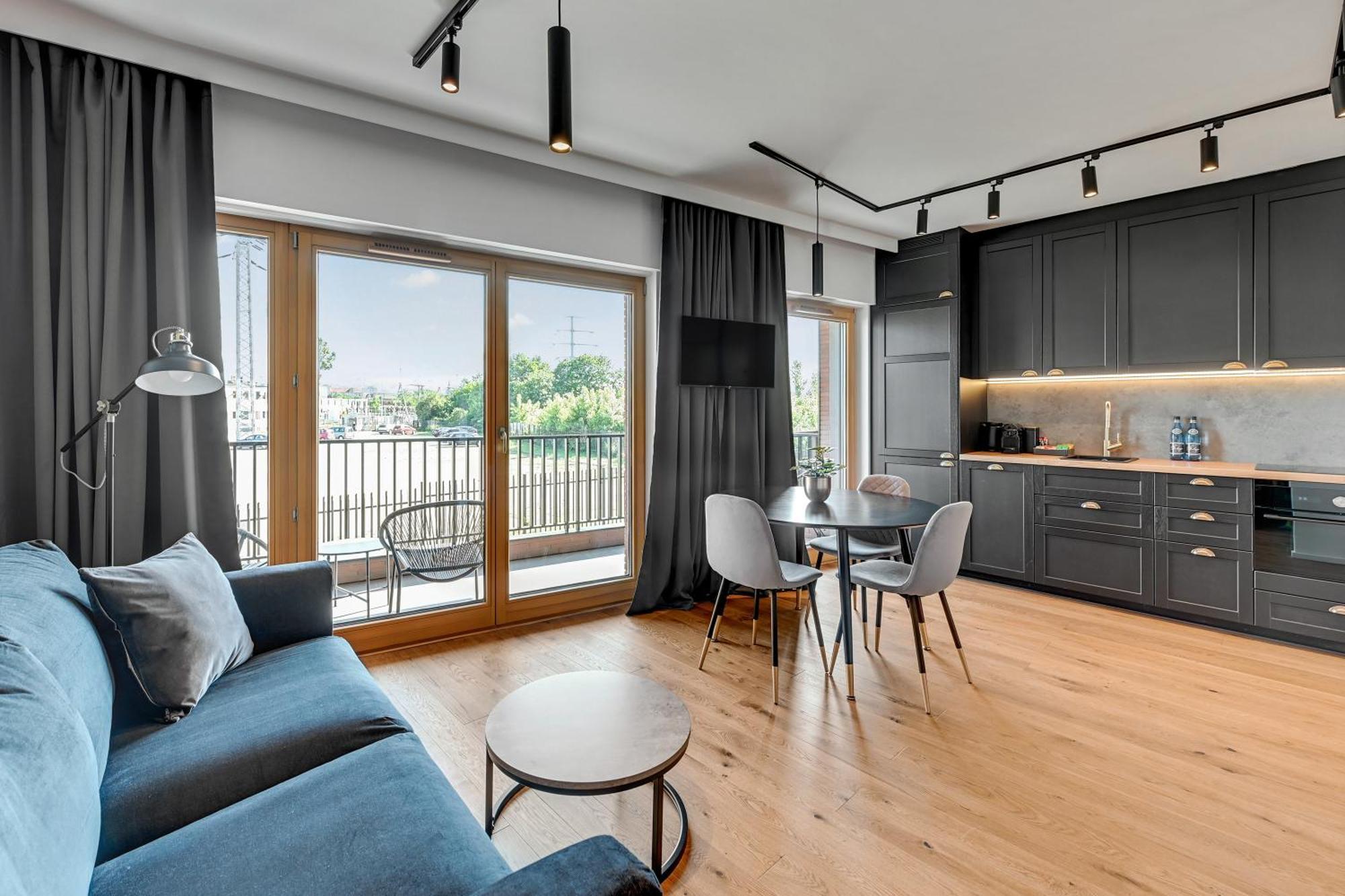 Nadmotlawie Riverside - Gym & Free Parking By Downtown Apartments Гданьск Номер фото